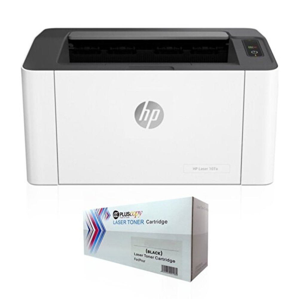 HP 4Zb78A Laserjet 107W Lazer Yazıcı Sınırsız Chipli ve Tam Dolu Pluscopy Tonerli Kartuşlar Fiyatı