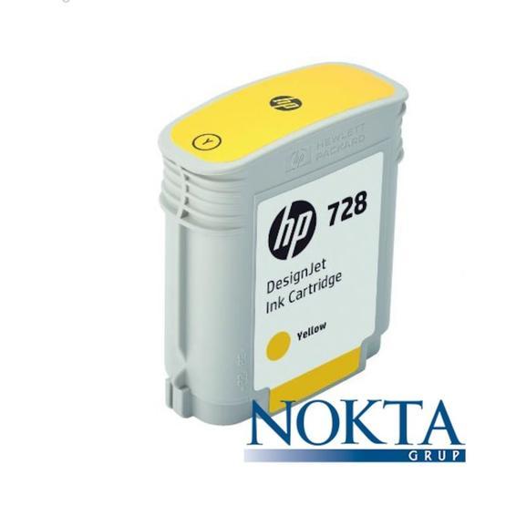HP 728 F9J61A Sarı Kartuş
