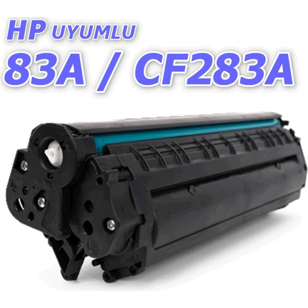 Hp 83A Siyah Muadil Toner CF283A 1500 Sayfa Kapasiteli - 0,35 - 1,10 kg Tonerler Fiyatı