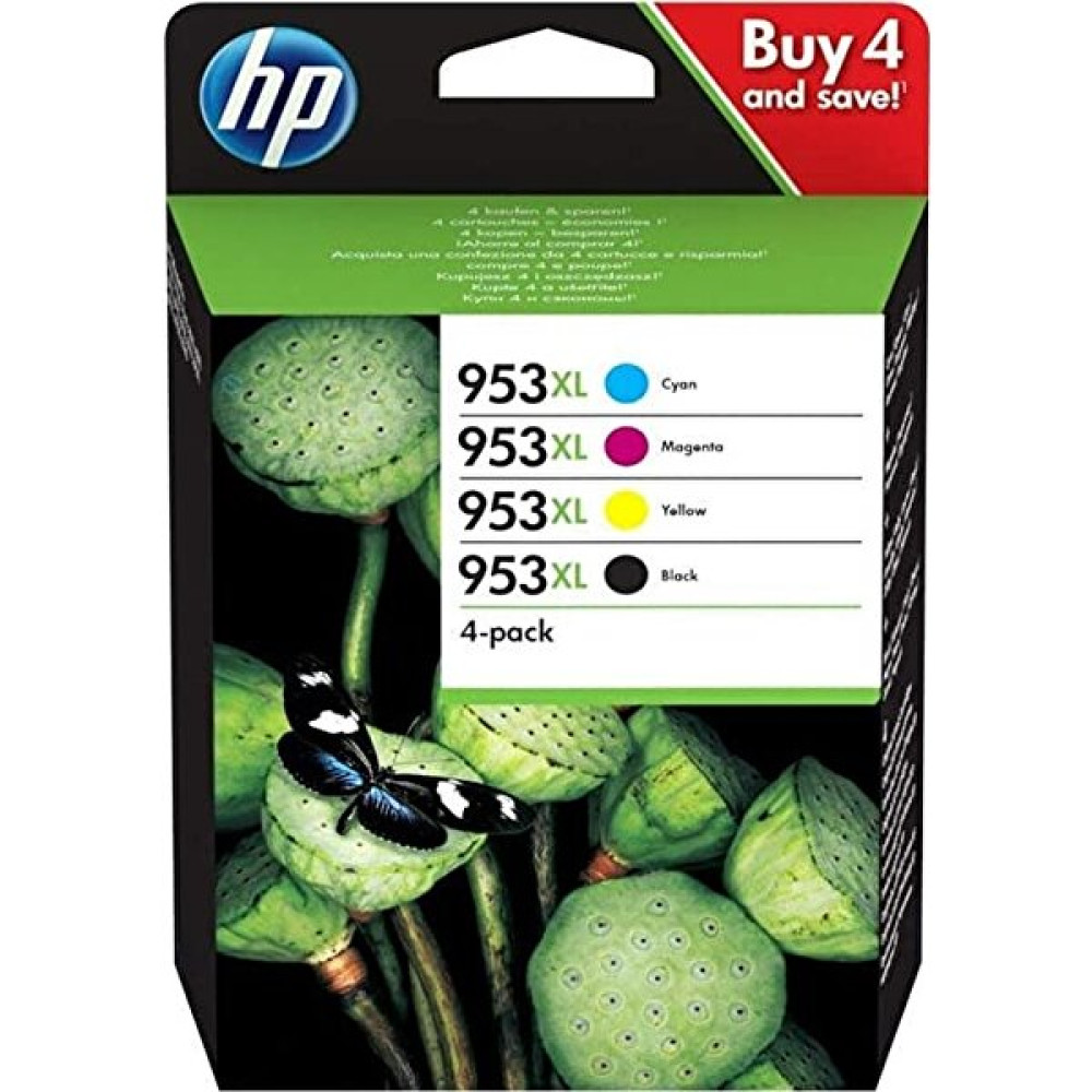 Hp 953XL 4 Renk Multipack Kartuş Takımı 3HZ52AE - Renkli Kartuşlar Fiyatı