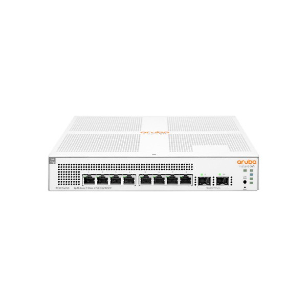 HP Aruba Instant On JL681A 1930-8G 8port Gigabit 8 Port Poe 124W 2 Port Gigabit Sfp Yönetilebilir Rack Mount Switch Hub & Switch Fiyatı