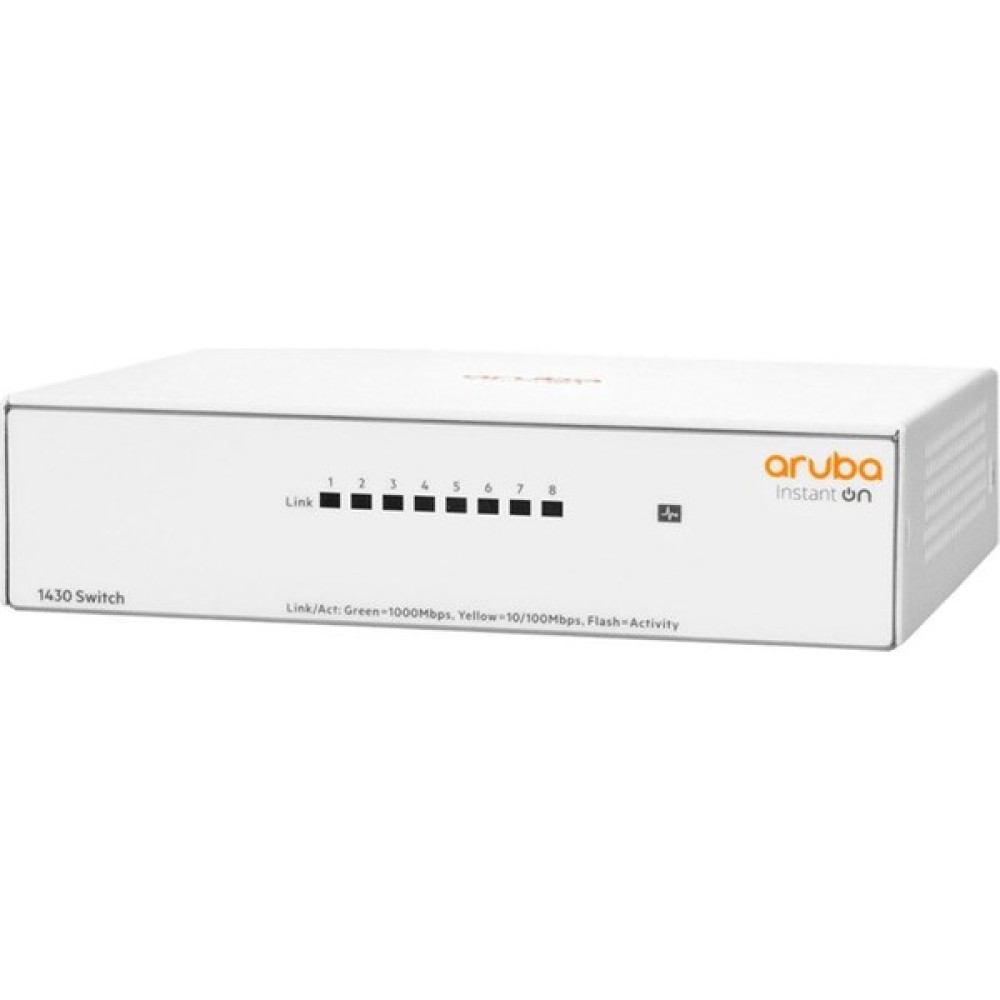 Hp Aruba Instant On R8R45A 1430-8G, 8port, Gigabit, Yönetilemez, Masaüstü Switch Hub & Switch Fiyatı