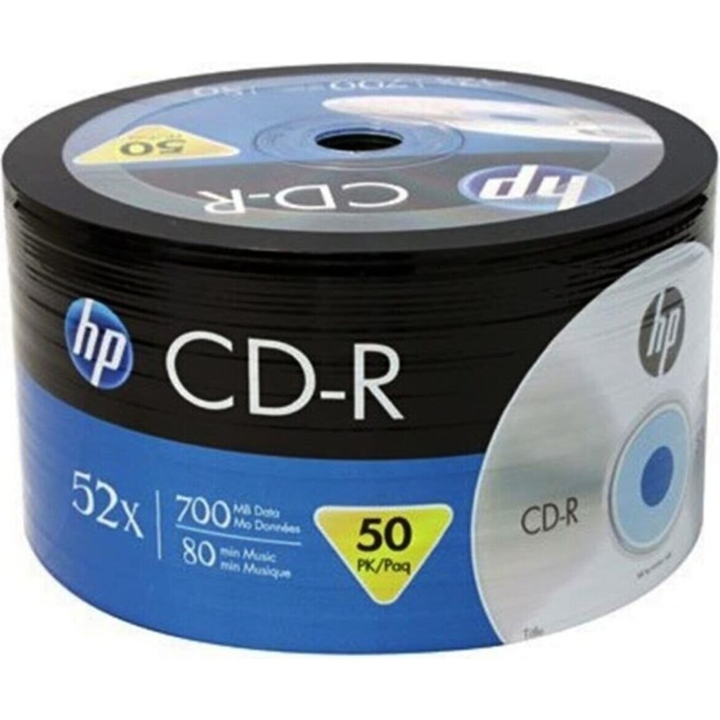 HP CD-R CRE00070-3 52X 700 Mb 50li Paket BOŞ CD Bellek & Depolama Aygıtları Fiyatı