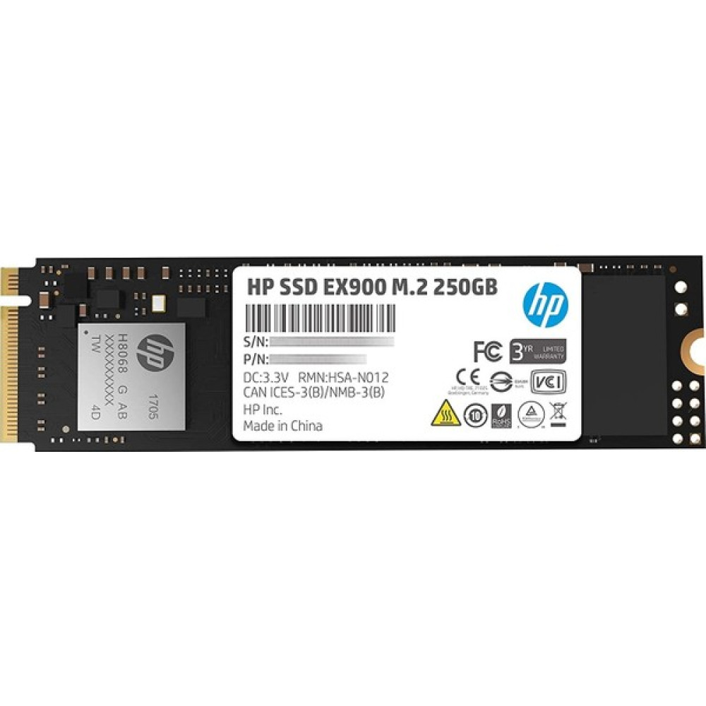 Hp EX900 250GB Pcıe 3.0 Nvme M.2 SSD 2YY43AA SSD / Solid State Drive Fiyatı