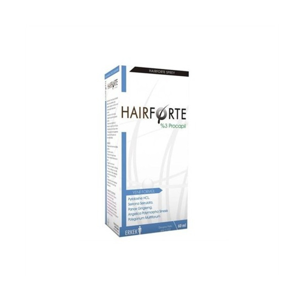 HP Hairforte Sprey Erkek 60 ml Saç Bakım Maskeleri & Serumlar & Spreyler Fiyatı