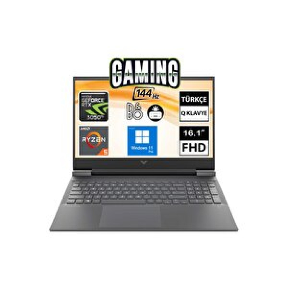 HP Hp Victus 16-e1011nt 68s27ea17 Ryzen5 6600h 16gb 512ssd Rtx3050ti 16.1" Fullhd W11p Taşınabilir Bilgisayar Ekran Kartları Fiyatı