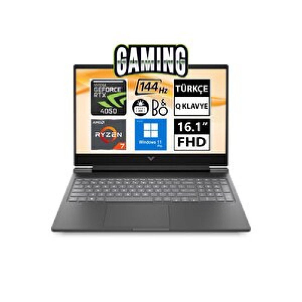 HP Hp Victus 16-s0021nt 7z4n0ea11 Ryzen7 7840hs 64gb 512ssd Rtx4050 16.1" Fullhd W11p Taşınabilir Bilgisayar Ekran Kartları Fiyatı