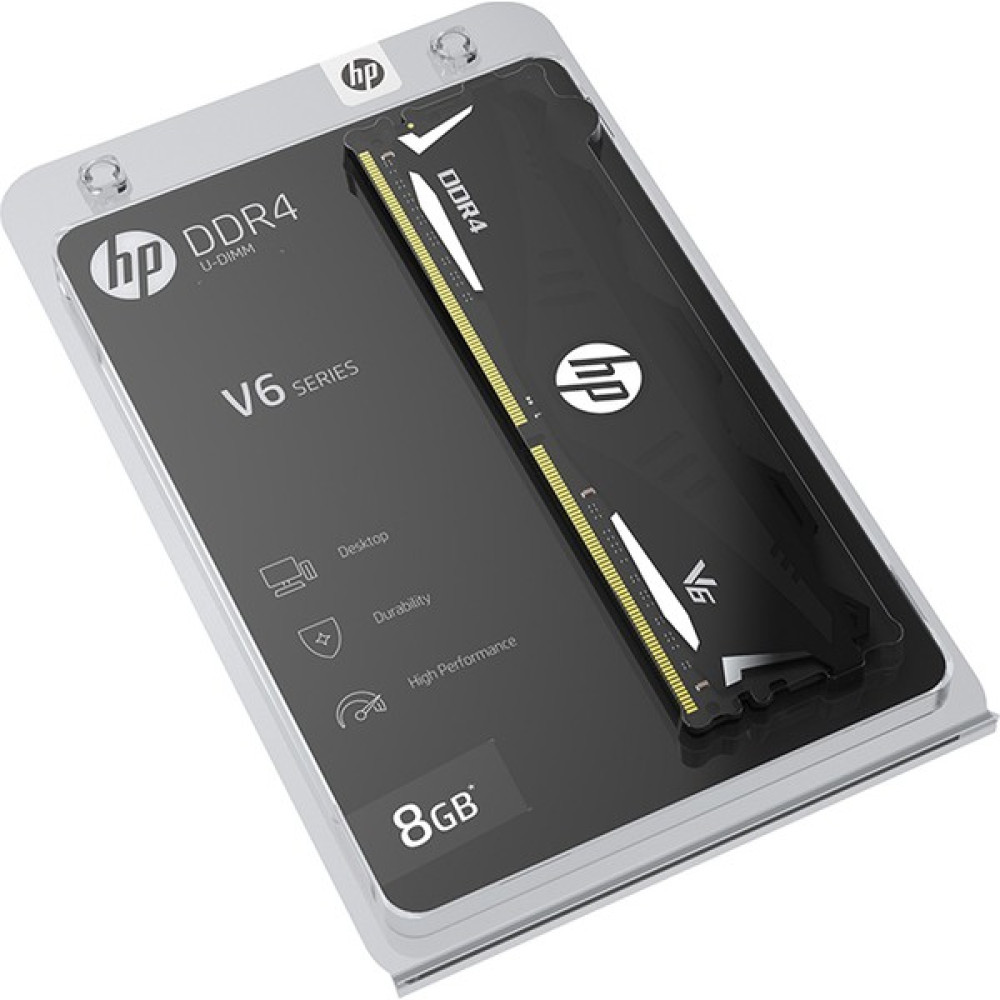 Hp V6 Udımm Ddr4 3600MHZ 8gb Soğutuculu Gaming Ram (Siyah) - 7EH74AA RAM Bellekler Fiyatı