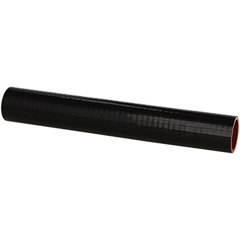 HPS HTST-150-BLK Silicone High Temperature 4-ply Reinforced Tube Coupler Hose, 80 PSI Maximum Pressure, 12" Length, 1-1/2" ID, Black