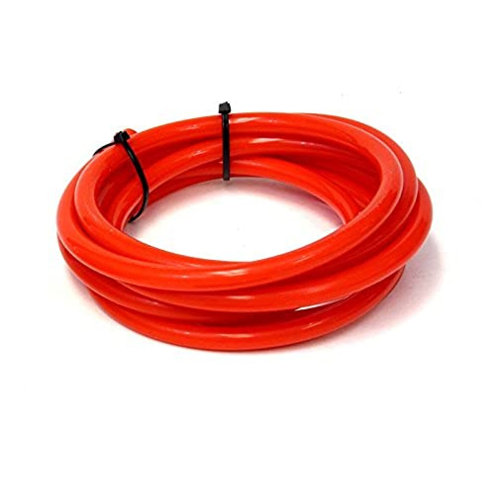HPS HTSVH127-REDx5 Red 5' Length High Temperature Silicone Vacuum Tubing Hose (25 psi Maxium Pressure, 1/2" ID)