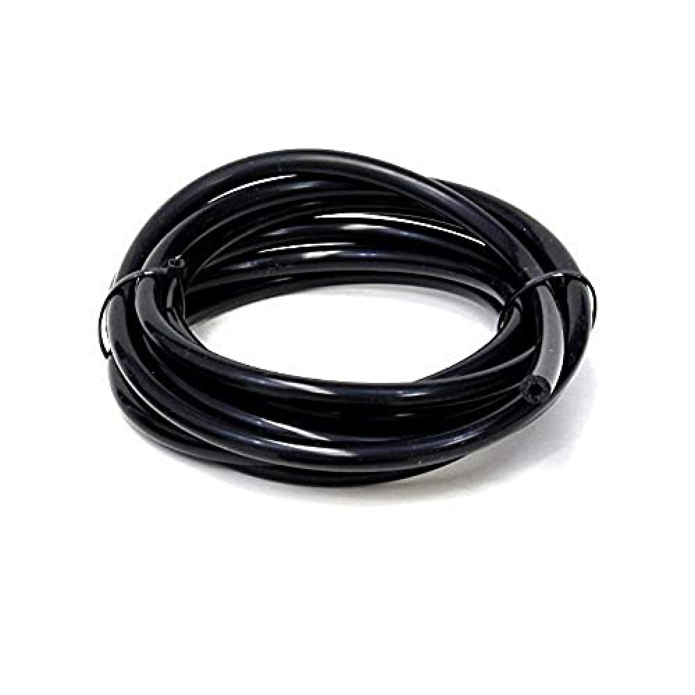 HPS HTSVH3-BLKx5 Black 5' Length High Temperature Silicone Vacuum Tubing Hose (60 psi Maxium Pressure, 1/8" ID)