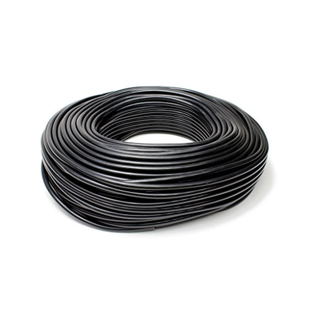 HPS HTSVH35-BLKx25 Black 25' Length High Temperature Silicone Vacuum Tubing Hose (60 psi Maxium Pressure, 3.5mm ID)