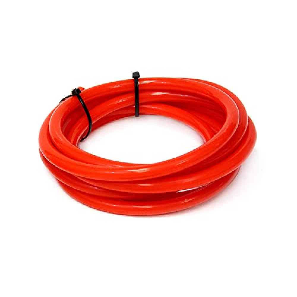 HPS HTSVH95-REDx5 Red 5' Length High Temperature Silicone Vacuum Tubing Hose (40 psi Maxium Pressure, 3/8" ID)