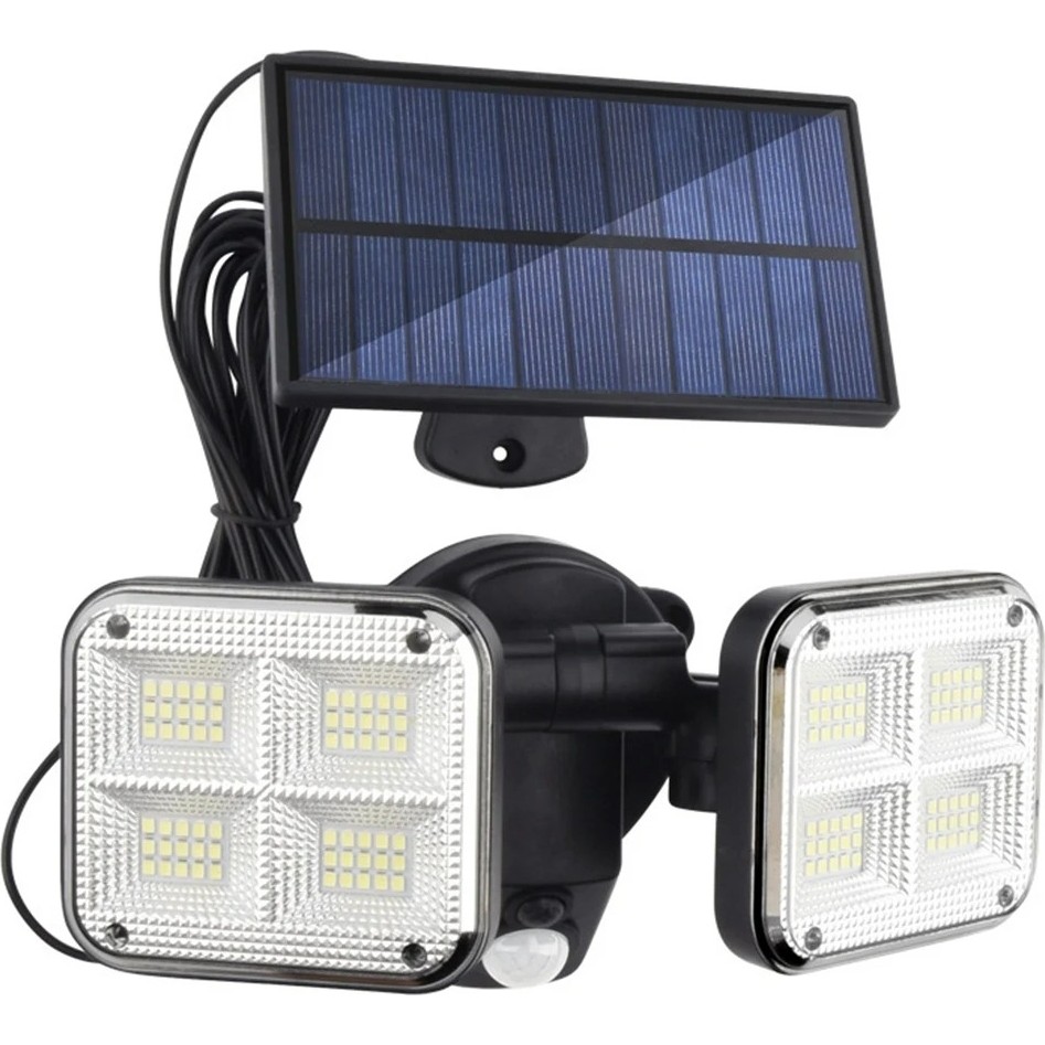 Hpytech 120 LED Güneş Enerjili Solar Lamba 20W – Su Geçirmez, Şarjlı, Hareket Sensörlü Dış Mekan Aydınlatma - Siyah Diğer Fiyatı
