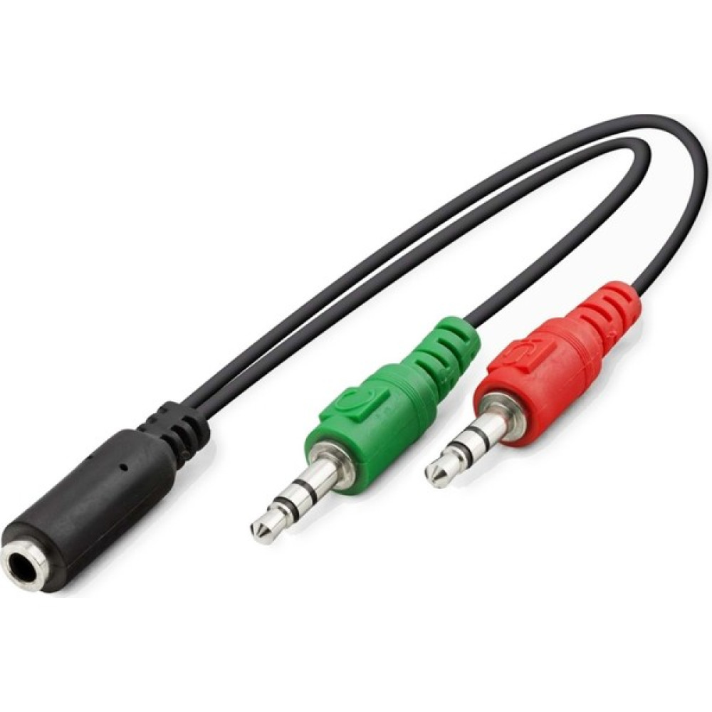 Hq Speed Kulaklık Mikrofon Ayırıcı Y Kablo 3.5 mm Dişi To 2 x 3.5 mm Erkek Görüntü Kablosu Fiyatı