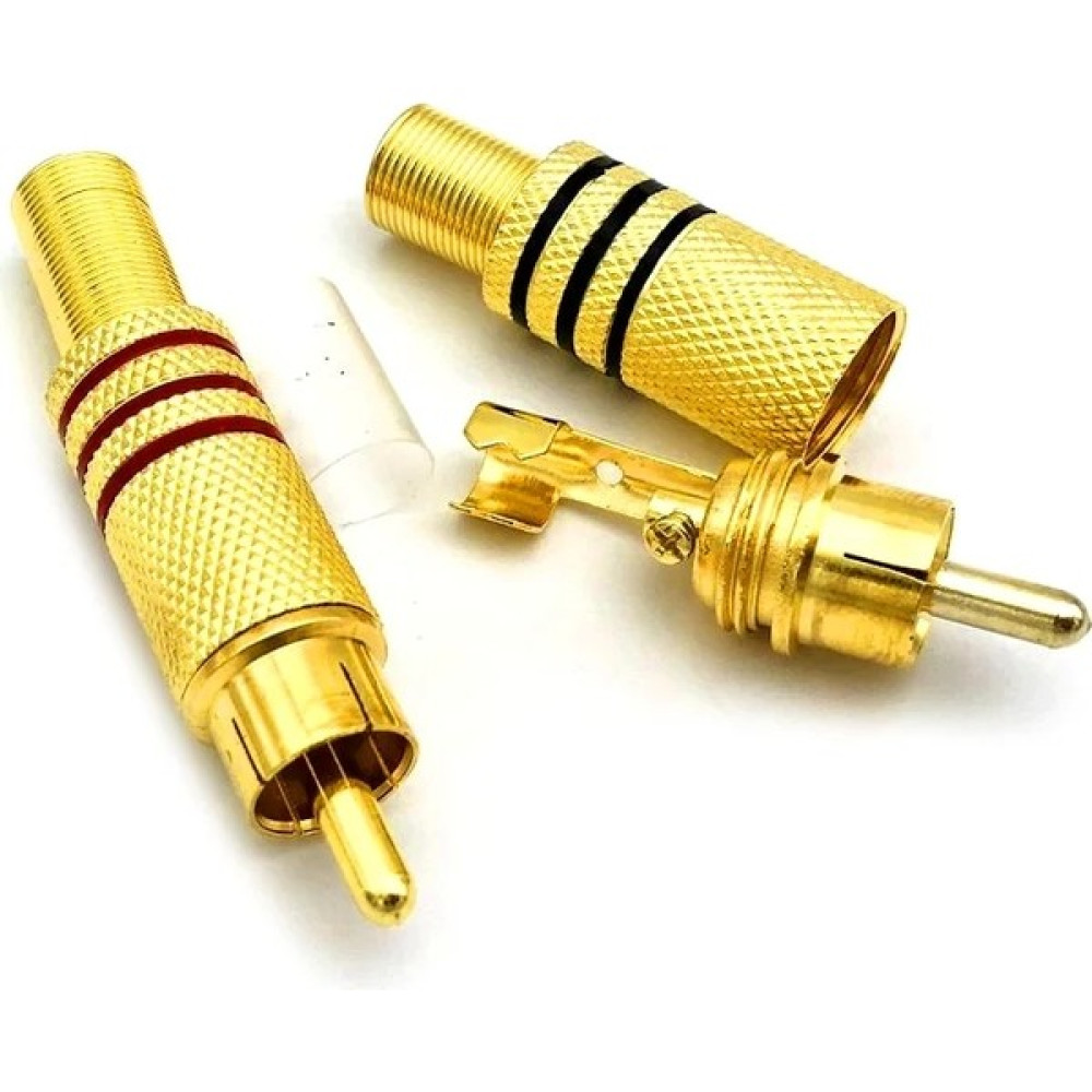 Hq Speed Plus Rca Gold Erkek Konnektör ( 2 Adet ) Müzik Aleti Aksesuarları Fiyatı