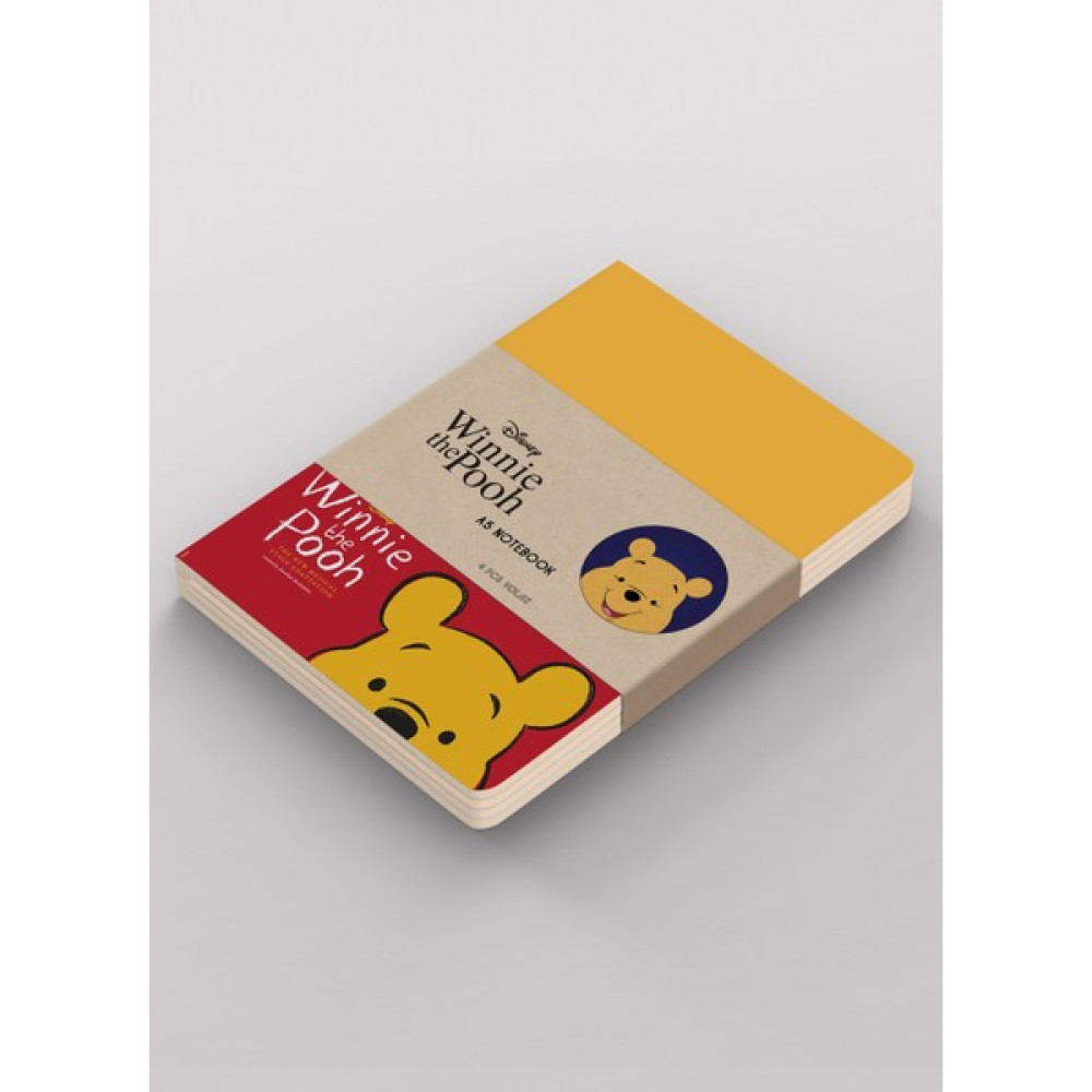 Hrs 4 'lü Defter Seti A5 Çizgisiz Winnie The Pooh Collection 15X21 cm 64 Sayfa Vol: 02 Not Defteri & Bloknot Fiyatı