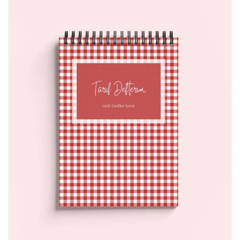 Hrs Yemek Tarifi Defteri A5 Boyutunda 148 × 210 mm Defter Karton Kapak Spiralli Defter Notebook Spiralli Defter Fiyatı