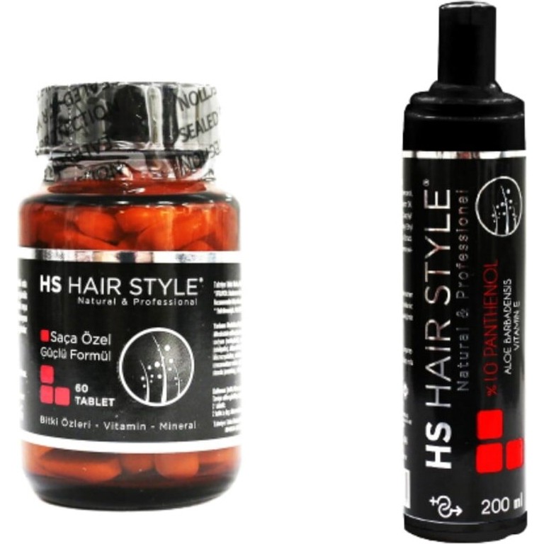 Hs Hair Style Biotin Tablet + Panthenol Köpük Set - Yok Saç Bakım Maskeleri & Serumlar & Spreyler Fiyatı