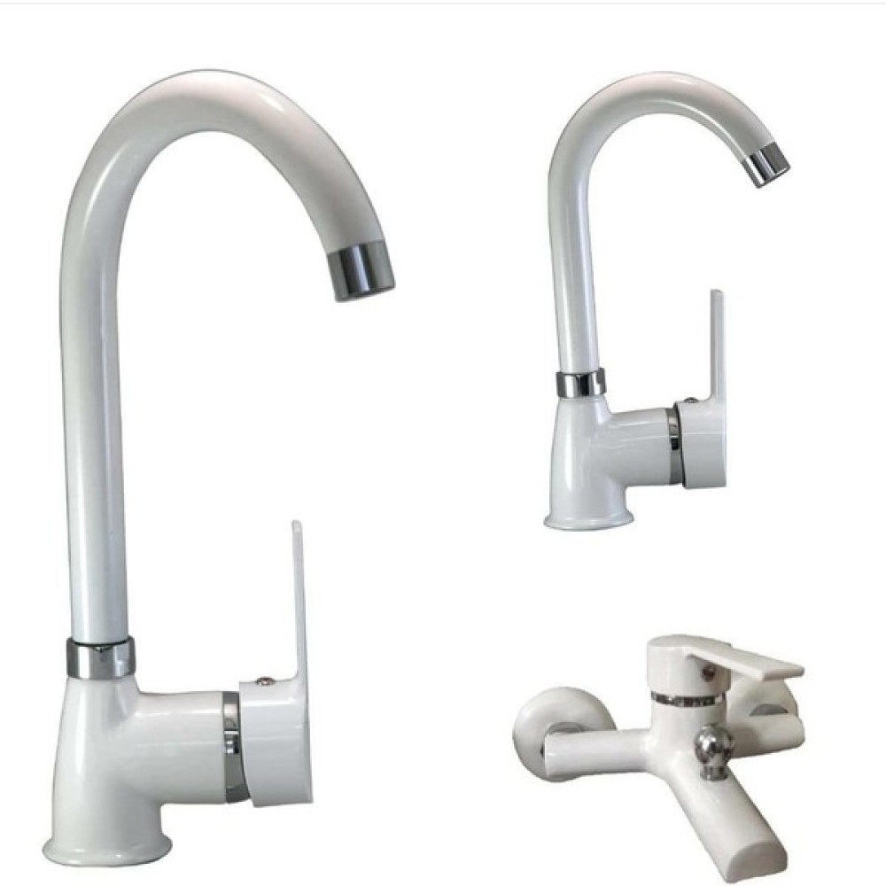 Hsa Beyaz Mutfak Eviye Bataryası Lavabo Bataryası Banyo Bataryası Çeşmesi Takımı Bataryalar & Musluklar Fiyatı