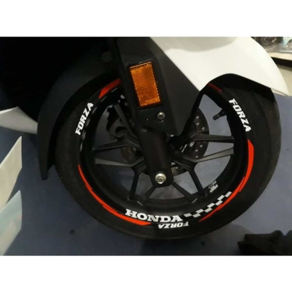 Hsc Motosiklet Jant Şeridi Honda Forza Sağ-Sol/ön-Arka - Çift Renk - Standart Jantlar & Jant Aksesuarları Fiyatı