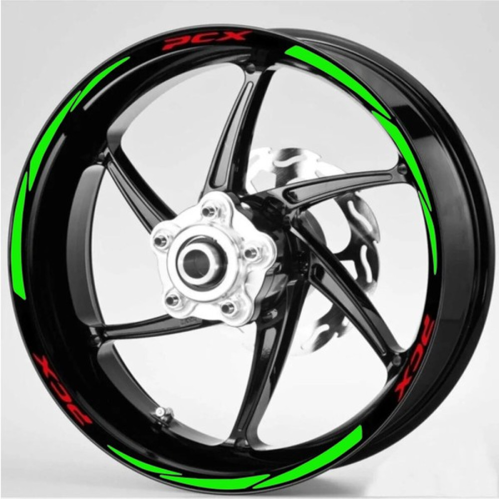Hsc Store Yeşi Reflektifli Pcx Kırmızı Yazılı Motor Jant Şeridi - Standart Oto Boyaları Fiyatı