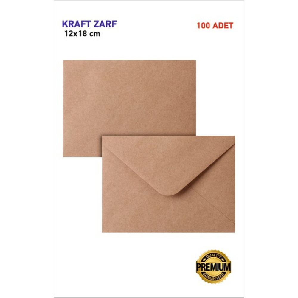 Hsn Kraft Zarf Davetiye Zarfı 100 Adet 11,4X16,2CM Zarf Fiyatı