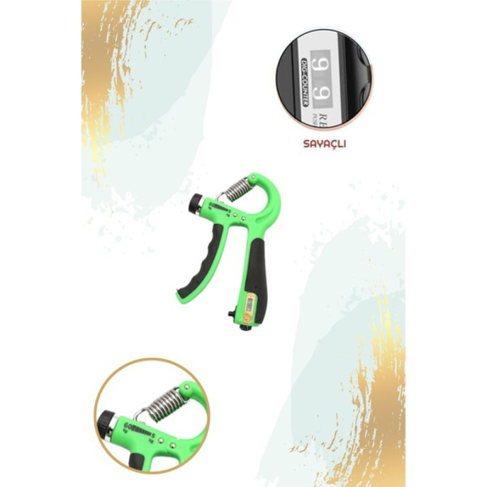 Hsport Konforlu 5-60 kg Ayarlanabilir Sayaçlı El ve Bilek Fitness Egzersiz Yay Kondisyon Aletleri Fiyatı