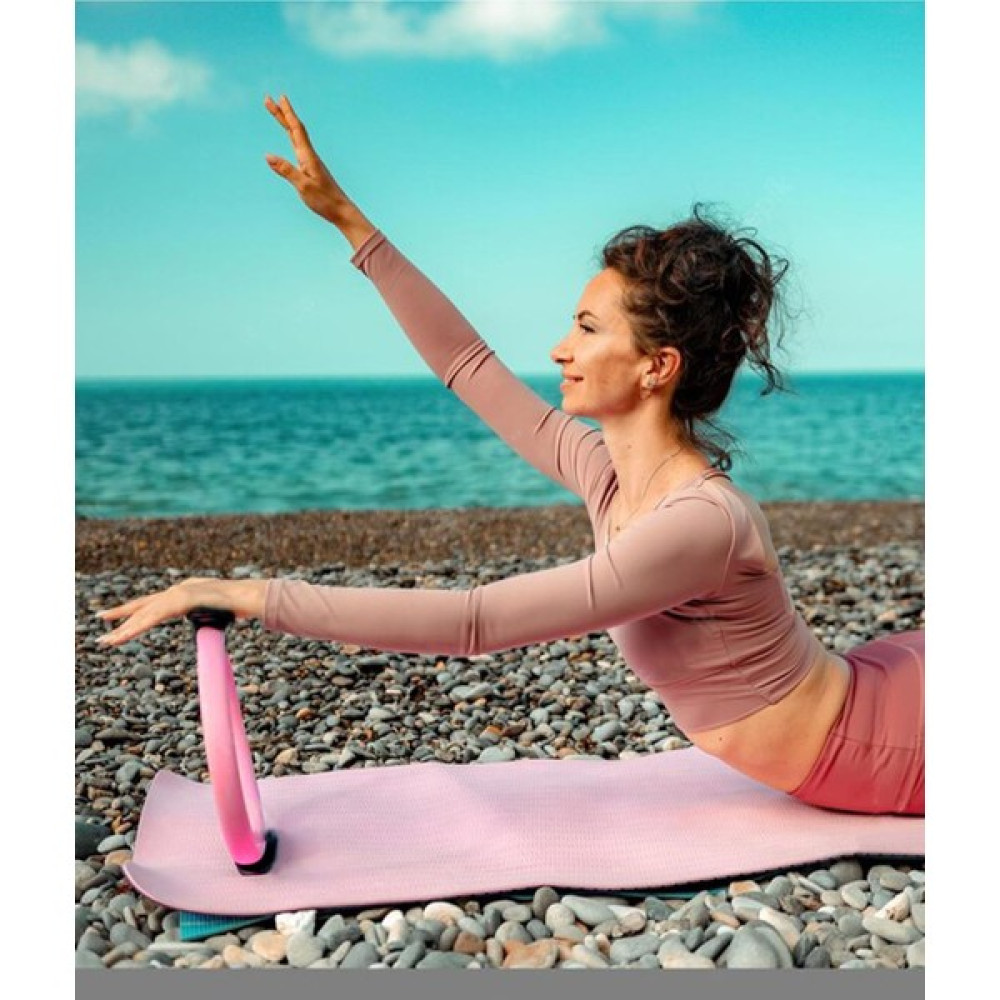 Hsport Ultra Dayanıklı 38CM Kırılmaz Pilates Çemberi Süngerli Egzersiz Yoga Çemberi Pilates Halkası Pilates Fiyatı