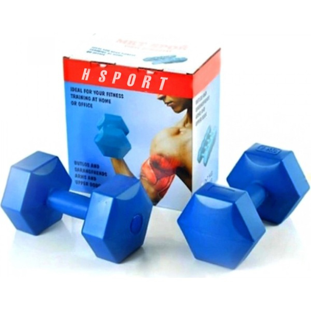 Hsport Yüksek Kalite Içi Demir Tozu Dambıl Ağırlık Seti 2x3 kg Dumbell Set Dambıllar & El / Ayak Ağırlıkları Fiyatı