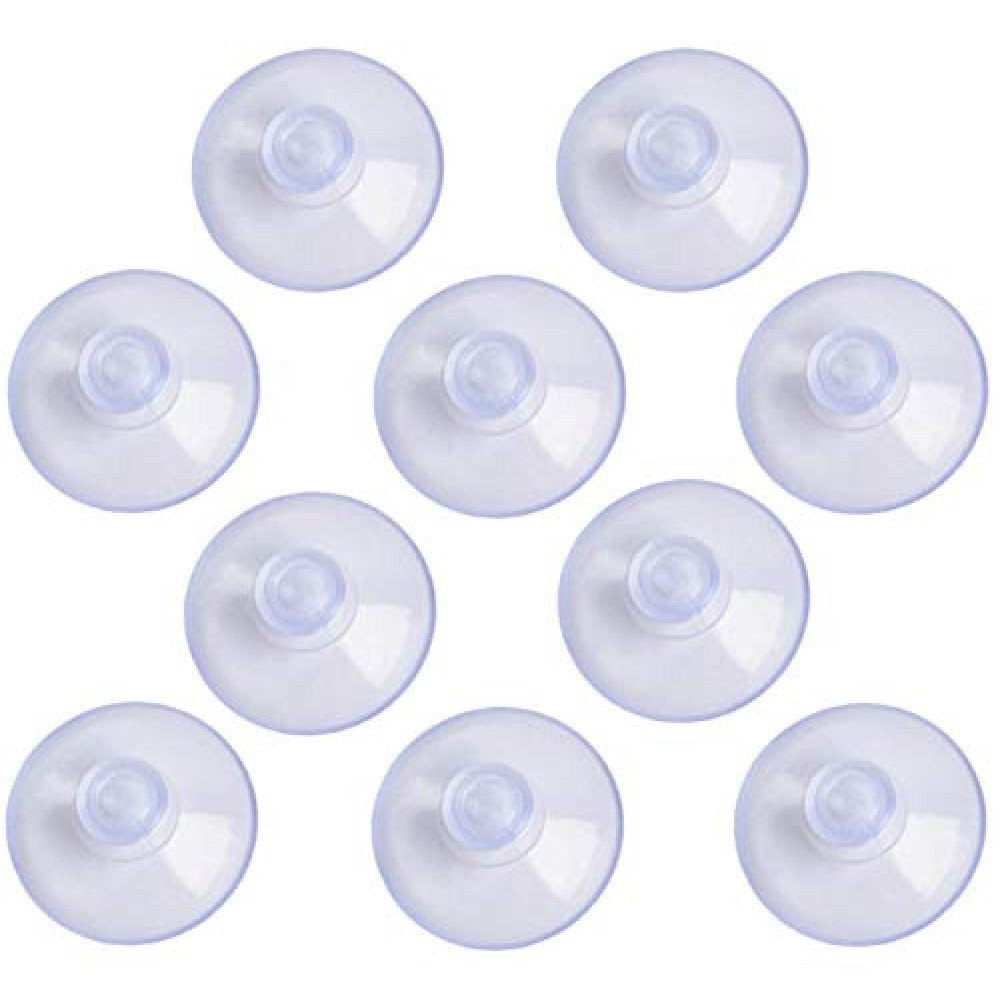 HSTECH 10 Pcs Radar Detectors Suction Cups for Clear Cobra Escort and Beltronics Radar Detector Mount