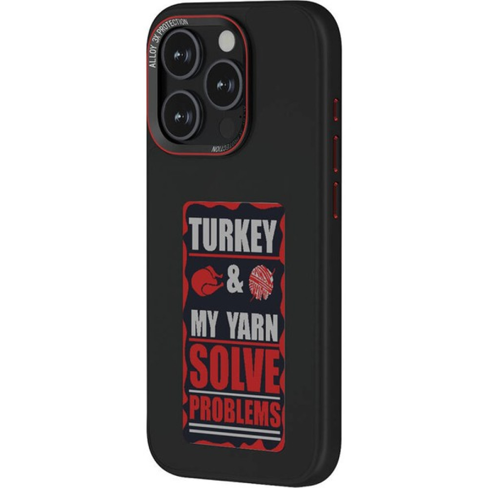 HTstore Apple iPhone Uyumlu 15 Pro Kılıf Ekranı Yansıtan Zore Akıllı Nfc Kapak - Siyah Cep Telefonu Kılıfı Fiyatı
