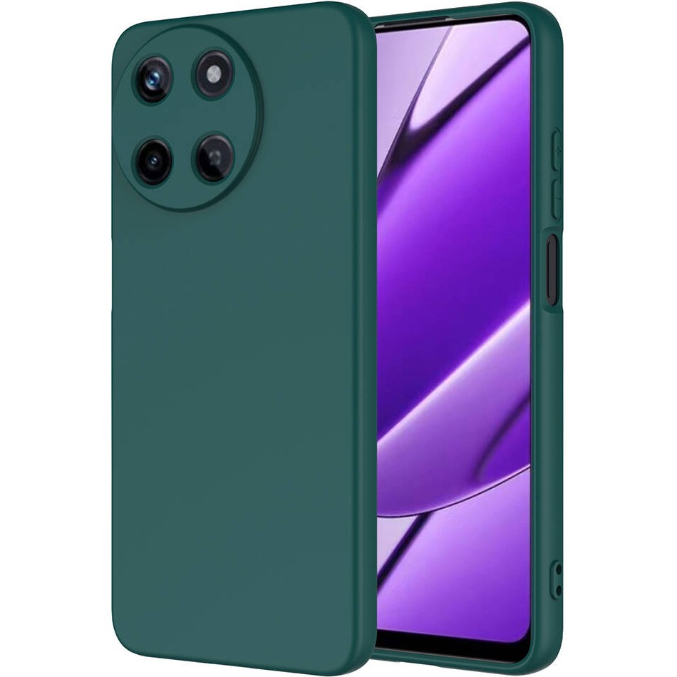 HTstore Realme 11 4g Kılıf Mara Lansman Kapak-Koyu Yeşil - Koyu Yeşil Cep Telefonu Kılıfı Fiyatı