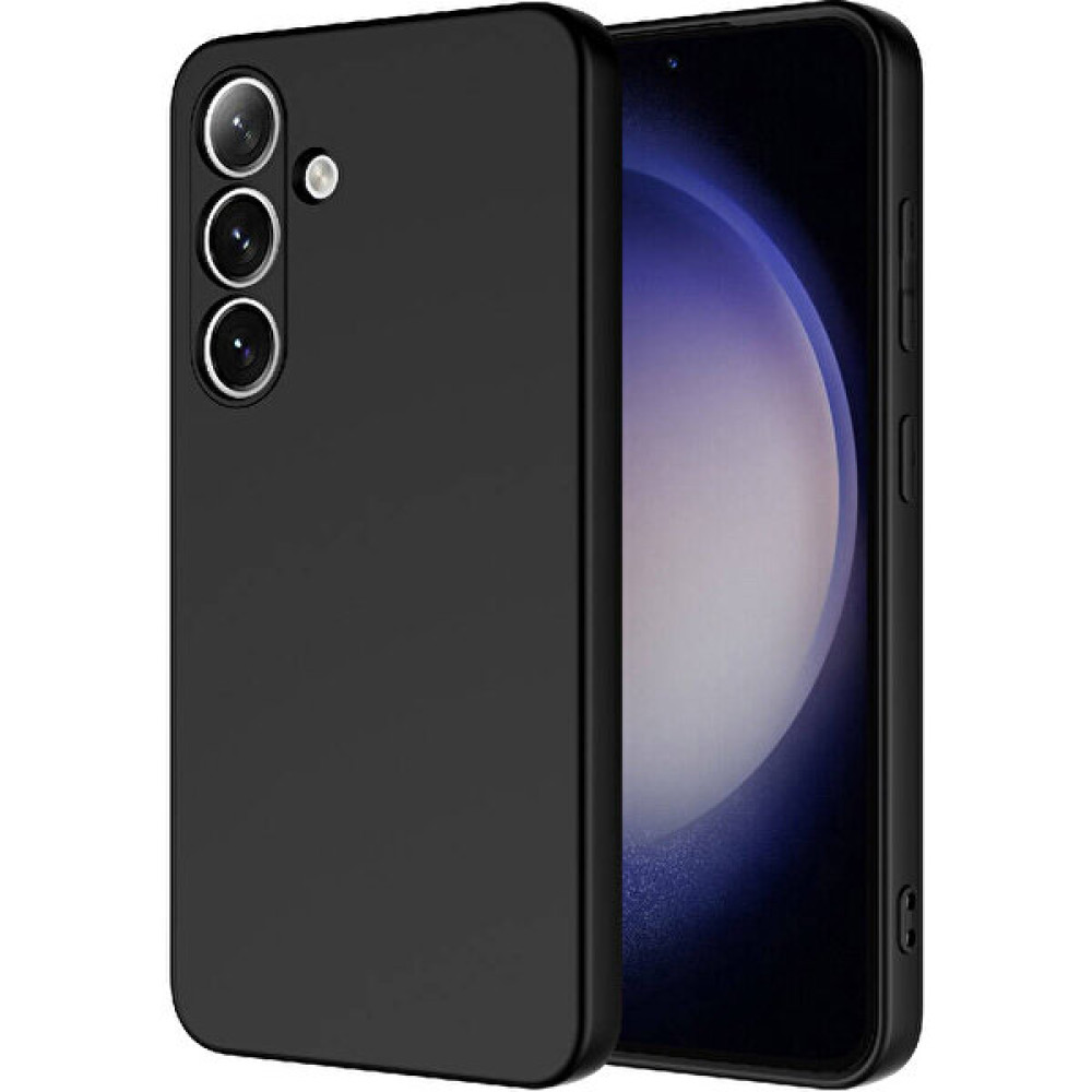 HTstore Samsung Galaxy Uyumlu S24 Plus Kılıf Zore Mara Lansman Kapak-Siyah - Siyah Cep Telefonu Kılıfı Fiyatı