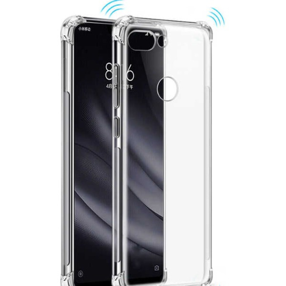 HTStore Xaiomi Mi 8 Lite Kılıf Htstore Zore Nitro Toz Korumalı Shock Silikon - Renksiz Cep Telefonu Kılıfı Fiyatı