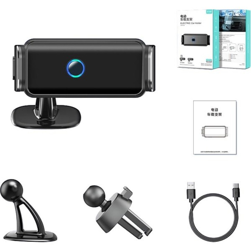 HTstore Zore 921 Otomatik Sensörlü Havalandırma ve Düz Zemin Dizayn Araç Telefon Tutucu Cep Telefonu Tutucu Fiyatı