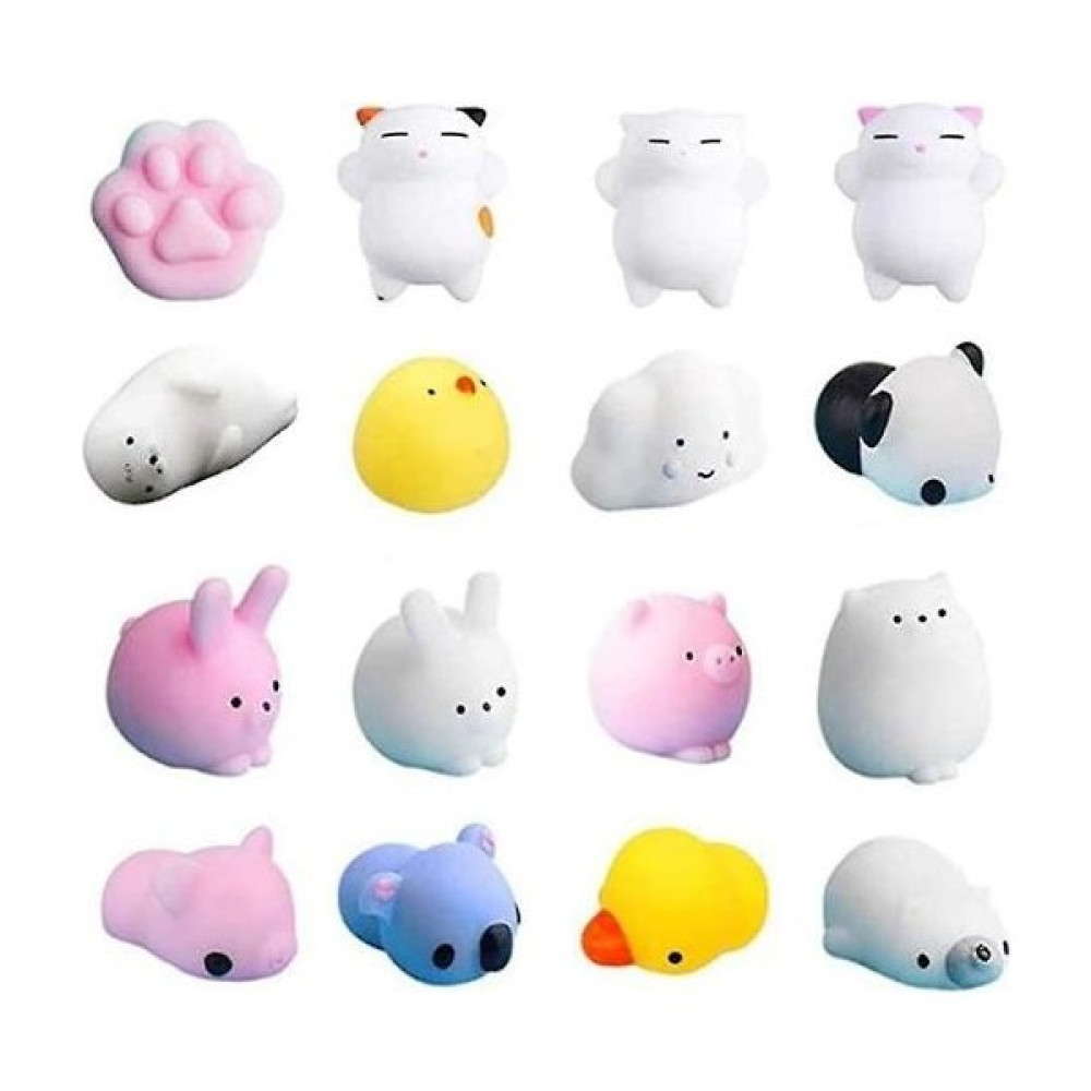 Htun 16 Adet Kedi Squishy Mini Squishies Stres Mochi Squishy Oyuncaklar Mochi Squishies (Yurt Dışından) Kondisyon Aletleri Fiyatı