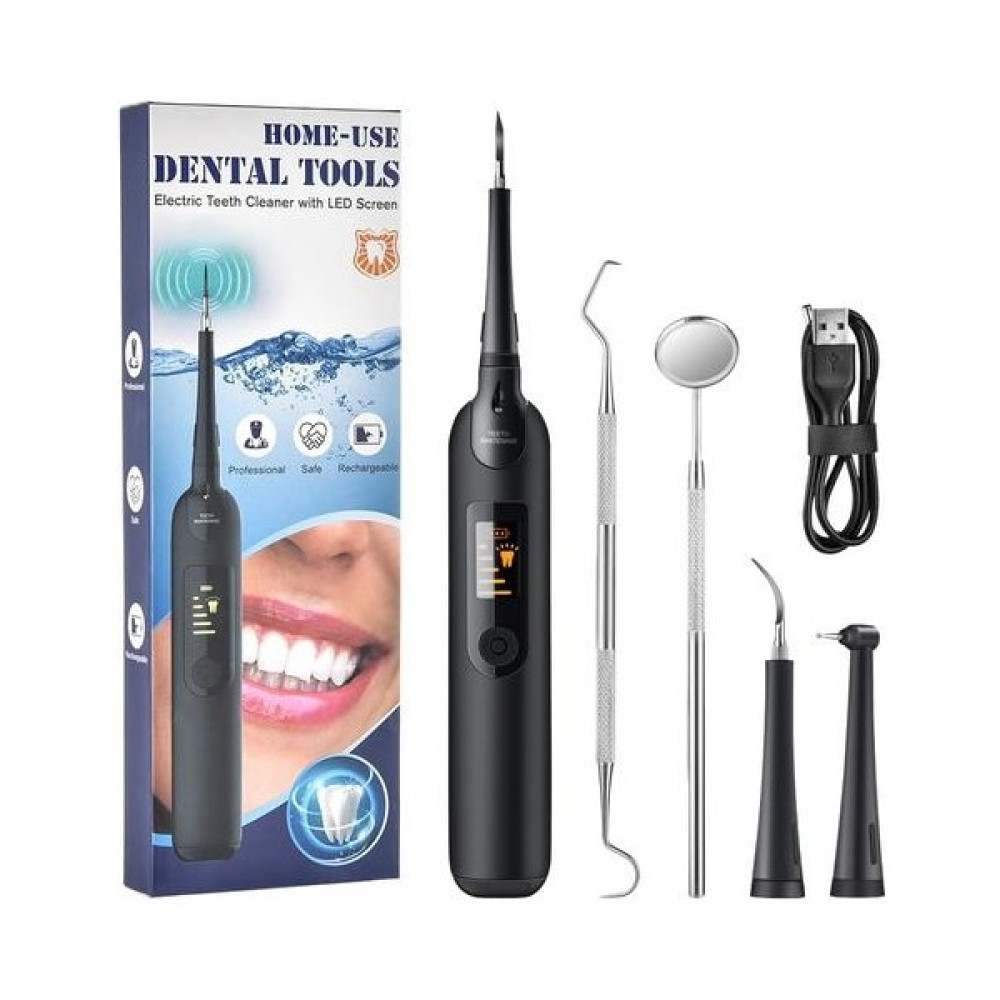 Htun 5 Adet / Takım Elektrikli Ultrasonik Diş Scaler Diş Hesap Aracı Sonic Remover Limerleri Tartar Plak Beyazlatma Oral Temizleyici Makinesi | Diş... Diş Beyazlatıcılar Fiyatı