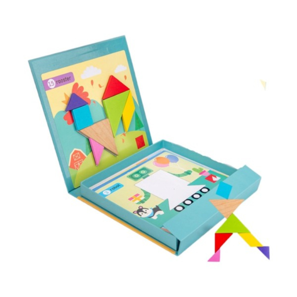 Htun Bebek Çocuk Öğrenme Eğitim Manyetik 3D Bulmaca Jigsaw Tangram Oyunu Düşünme Mantık Eğitim Oyuncak Hediye Beyin Tease | Bulmacalar (Yurt Dışından) Bebek Oyuncakları Fiyatı