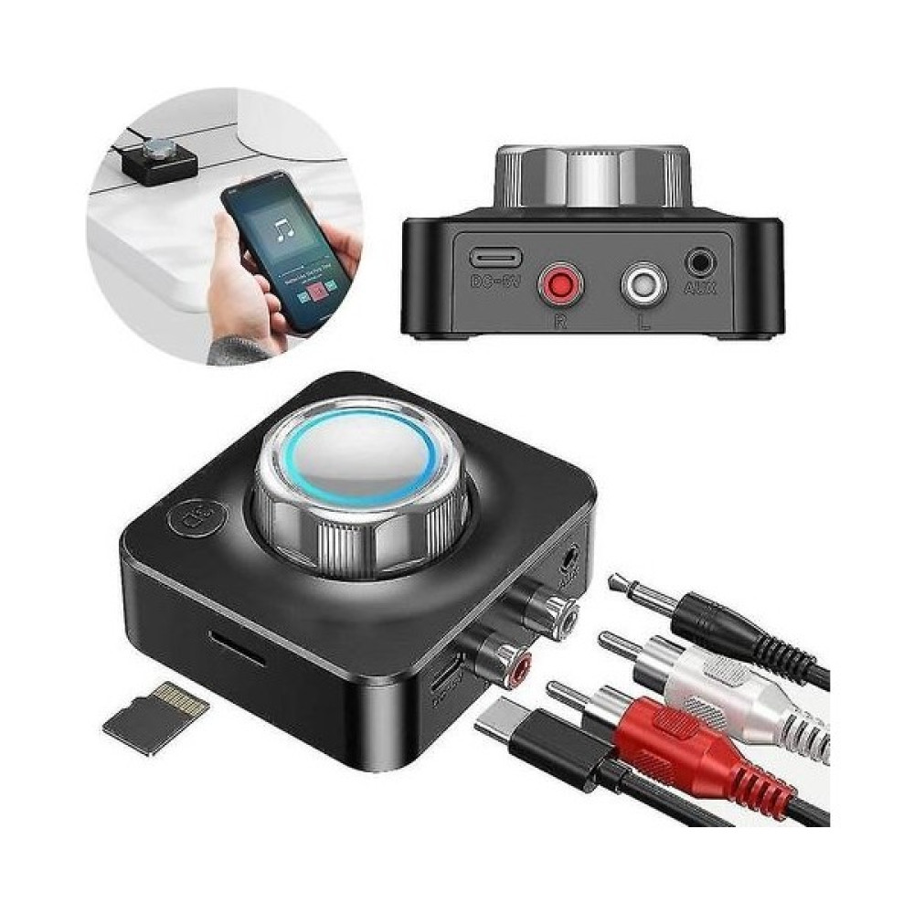 Htun Bluetooth Ses Alıcısı Kablosuz Bluetooth Adaptörü 3.5mm Aux Rca Kablosu Kablosuz Ses Alıcısı (Yurt Dışından) - Siyah Modem Fiyatı