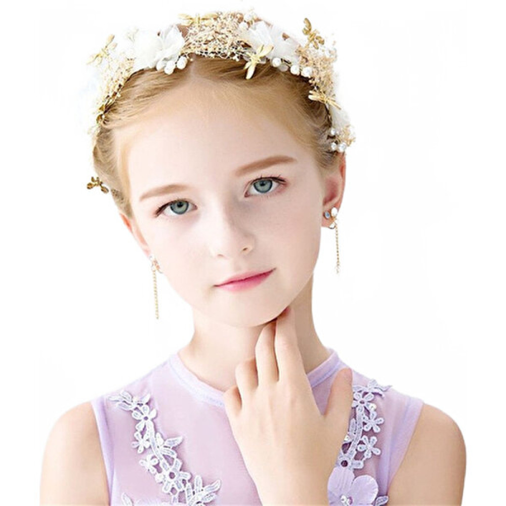 Htun cc Kronlar Tiaras Bantlar Romantik Kız Saç Aksesuarları Için Parti Plaj Takı Doğum Günü Çiçek Forest Stil Headdress | Taç Tiara | Tiara Taç Ta... Dresuar / Makyaj Masası Fiyatı