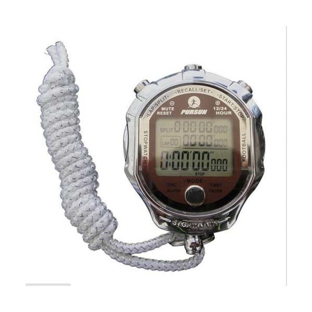 Htun Dijital Metal Kronometre 1/1000 Ikinci Futbol Spor Chronograph Sayaç Geri Sayım Zamanlayıcı Büyük Ekran Metronom Çalar Saat | Zamanlayıcılar (... Kronometre Fiyatı