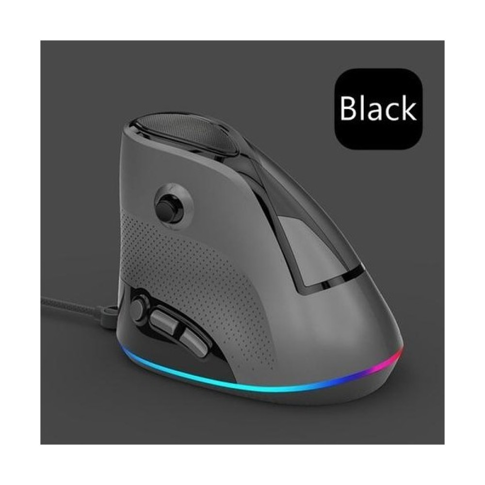 Htun Dikey Ergonomik Rgb Arkadan Aydınlatmalı Kablolu Makro Programlanabilir Dizüstü Masaüstü Oyun Ofis Faresi|fareler(Siyah) (Yurt Dışından) - Siyah Klavye - Mouse Fiyatı