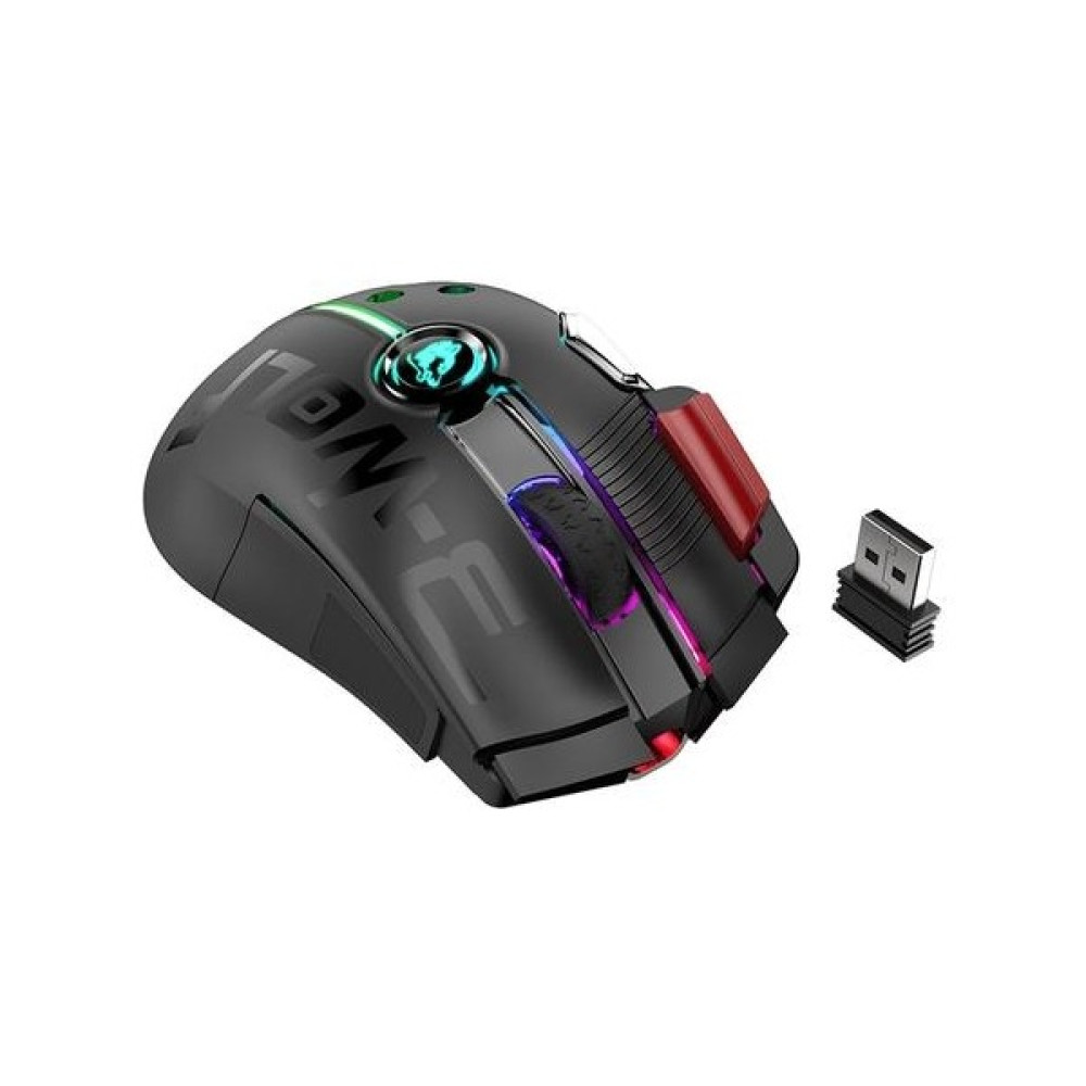 Htun Ergonomik 2.4 Ghz Kablosuz Oyun Fare Bilgisayar Fareler Gamer Laptop Optik Fare Profesyonel Gamer 12000DPI 1000HZMICE (Siyah) (Yurt Dışından) Klavye - Mouse Fiyatı