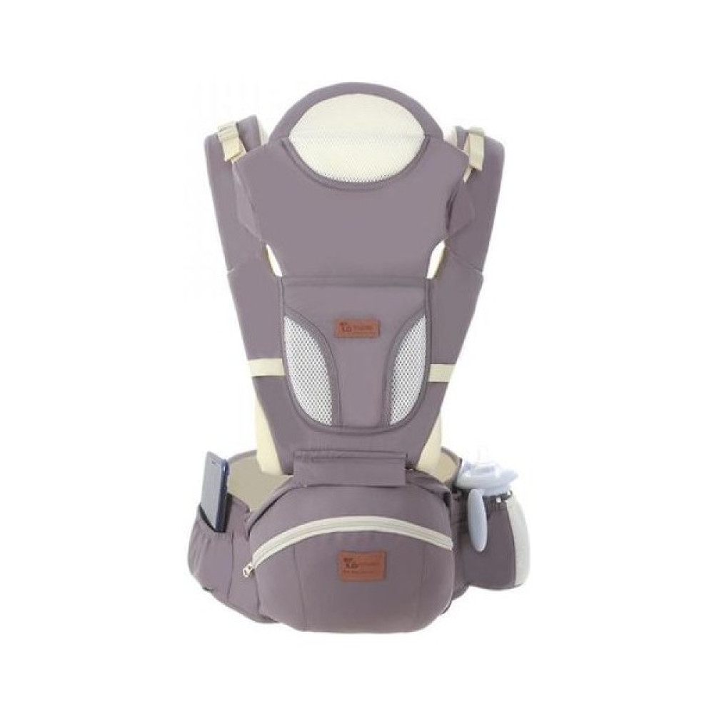 Htun Ergonomik Bebek Taşıyıcı 0-48M Bebek Hipeat Taşıyıcı Ön Bakış Ergonomik Kanguru Bebek Sarma Sling (Gri) (Yurt Dışından) - Gri Bebek Arabası ve Pusetler Fiyatı