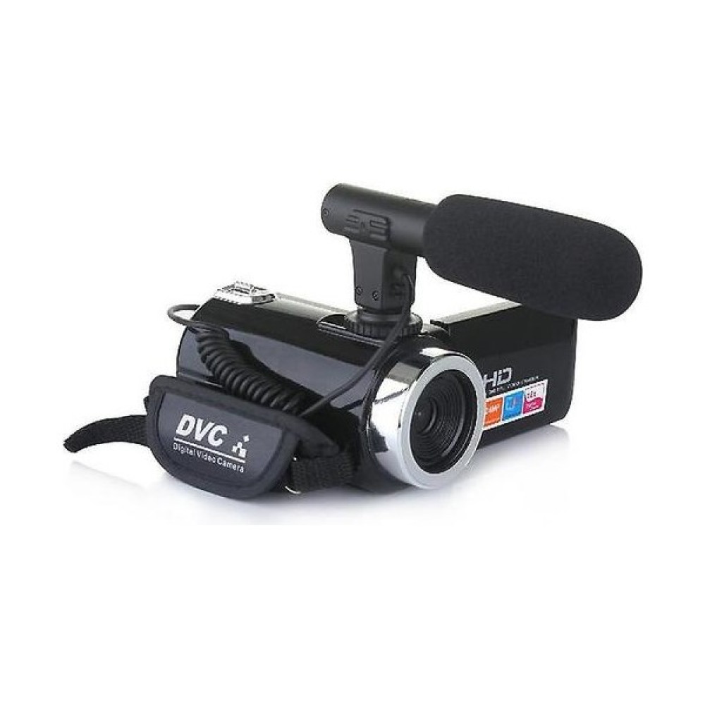 Htun Hd Kamera Ev Video Kamera ile 18X Dijital Zoom 24MP Piksel Gece Görüş Açık Spor Vlog Taşınabilir Dijital Dv Kamera (Kamera Mikrofon) (Yurt Dış... Dijital Fotoğraf Makineleri Fiyatı