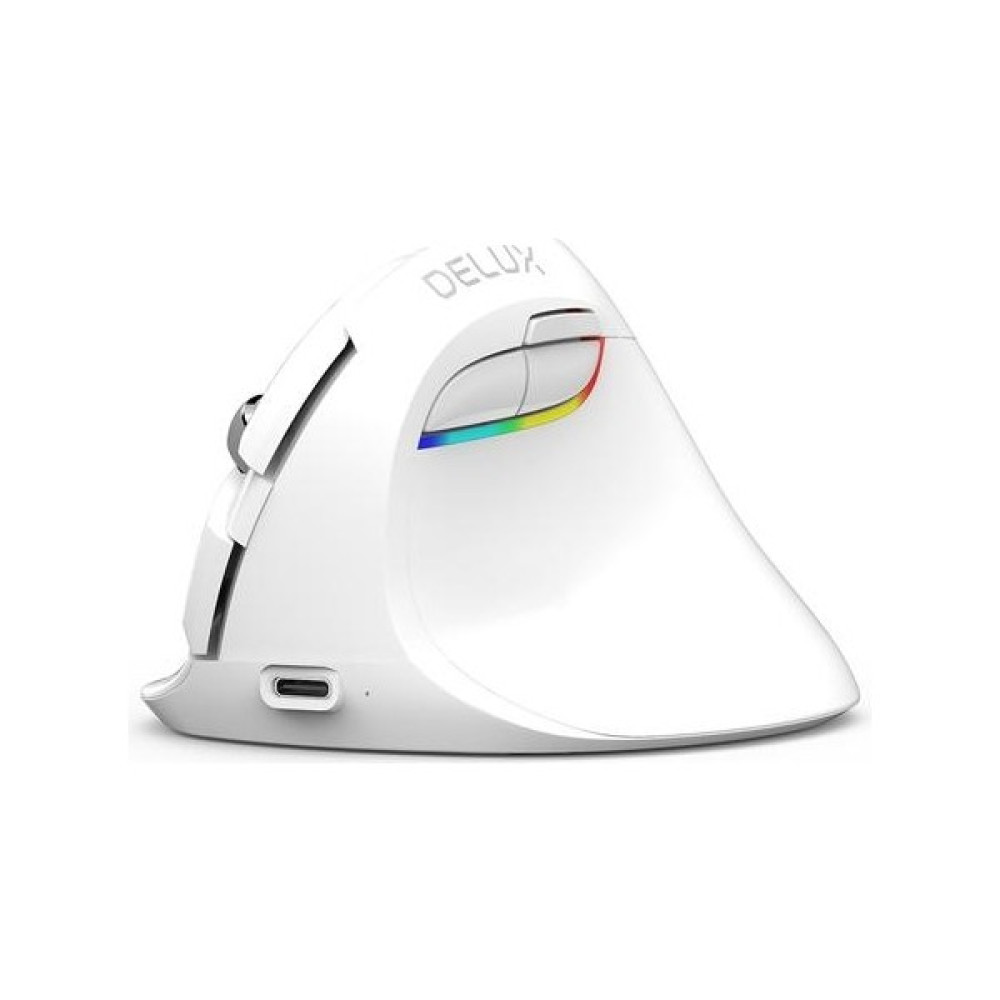 Htun Mini Ergonomik Fare Kablosuz Dikey Mouse Beyaz Bluetooth 2.4 Ghz Rgb Şarj Edilebilir Sessiz Click Fareler Ofis Için | Fareler (Yurt Dışından) Klavye - Mouse Fiyatı
