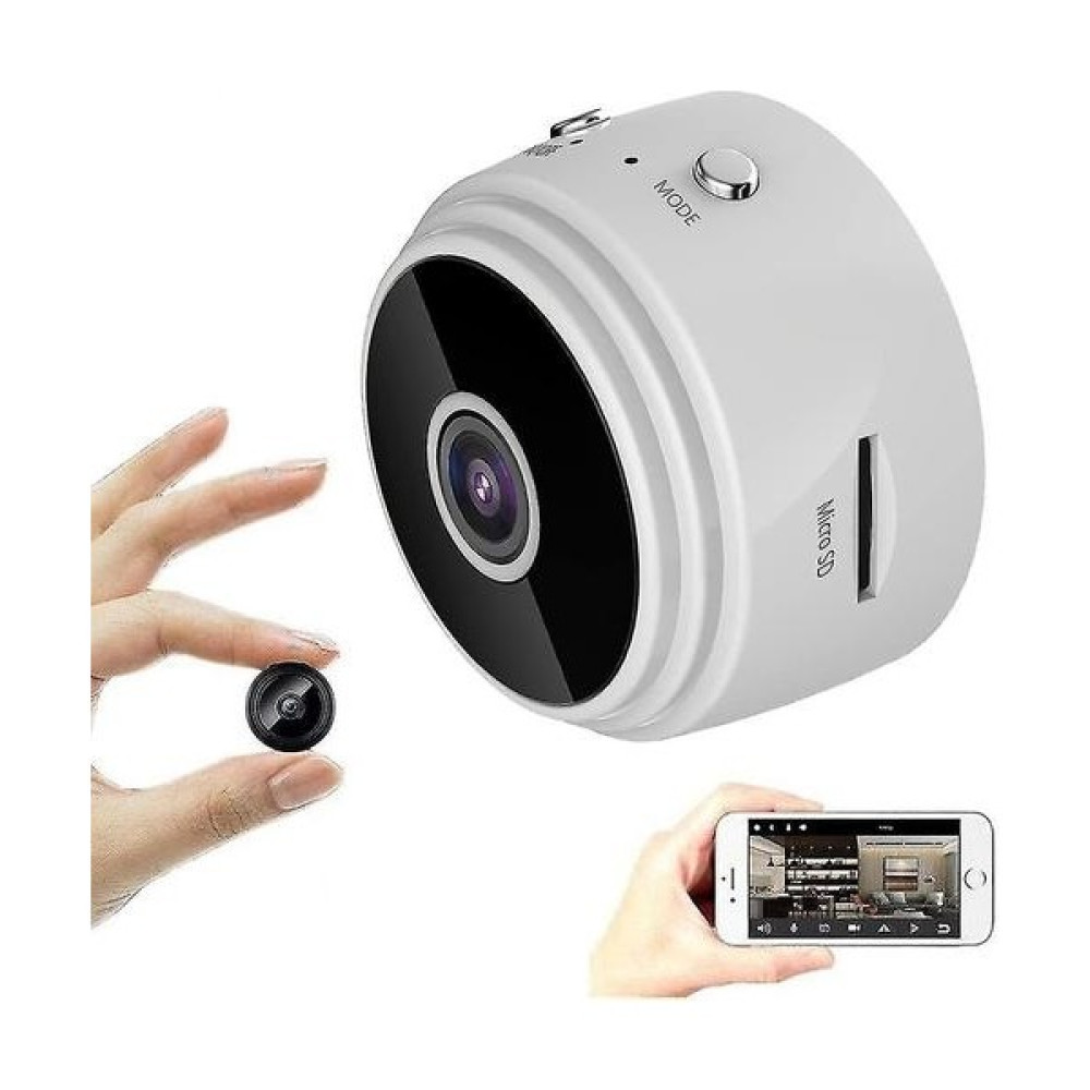 Htun Mini Kamera Hd 1080P Akıllı Wifi Mini Ip Kamera Ir Gece Ip Kamera (Yurt Dışından) - Beyaz Güvenlik Kameraları Fiyatı