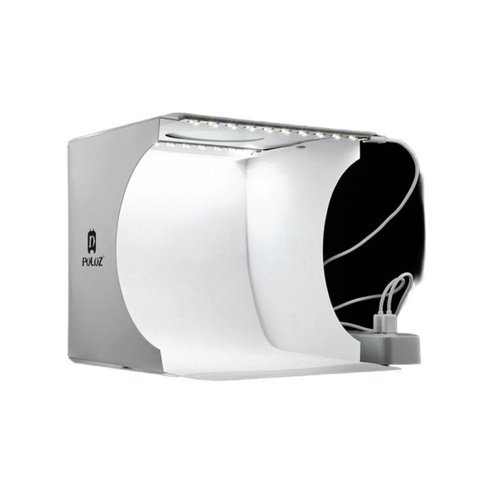 Htun Mini Katlanır Lightbox Fotoğraf Fotoğraf Stüdyosu Softbox 2 Panel LED Işık Yumuşak Kutu Fotoğraf Arka Plan Kiti Işık Kutusu Için Dslr Kamera (... Video Kamera Aksesuarları Fiyatı