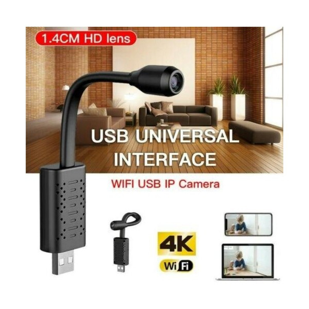 Htun (No-Wifi Sürümü) 1080P Kablosuz Casus Ip Kamera Ev Güvenlik Cctv Mini Hd Wifi Gözetim Ir Kamera (Yurt Dışından) - Siyah Güvenlik Kameraları Fiyatı